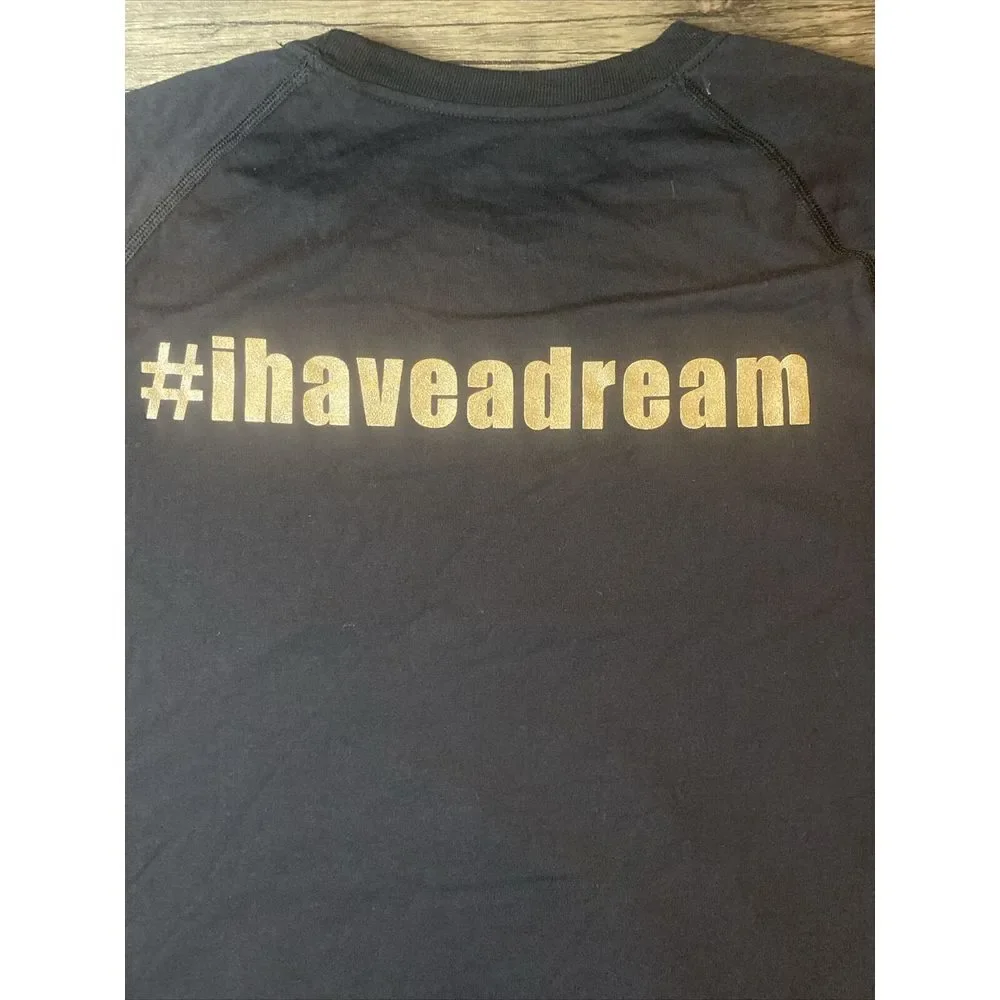 Adidas Martin Luther King Jr.‎ NBA Player Issued Black T Shirt Size XLT
